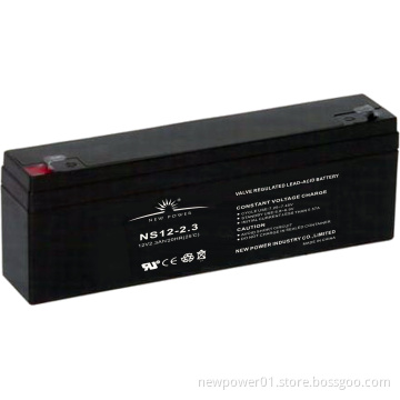 12V2.3ah AGM SLA Battery for Emergency Lighting Systems (NS12-2.3)